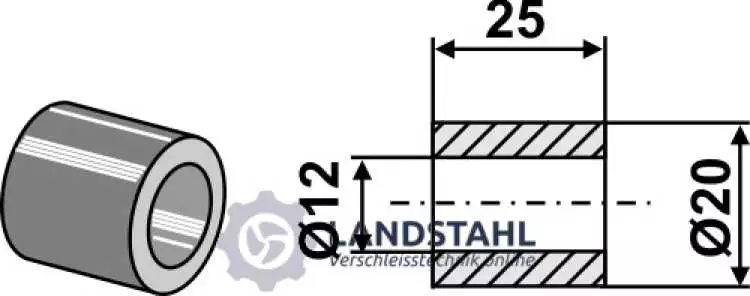 Aluminium Buchse